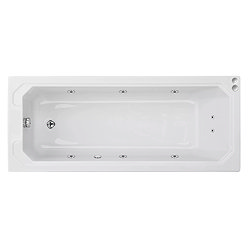 Laguna Whirlpool Spa Bath - 8 Jet Art Deco Square Single Ended Design