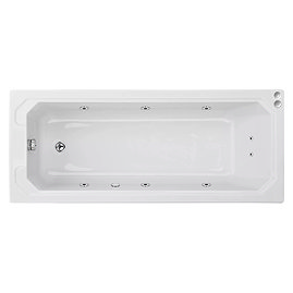 Laguna Whirlpool Spa Bath - 8 Jet Art Deco Square Single Ended Design