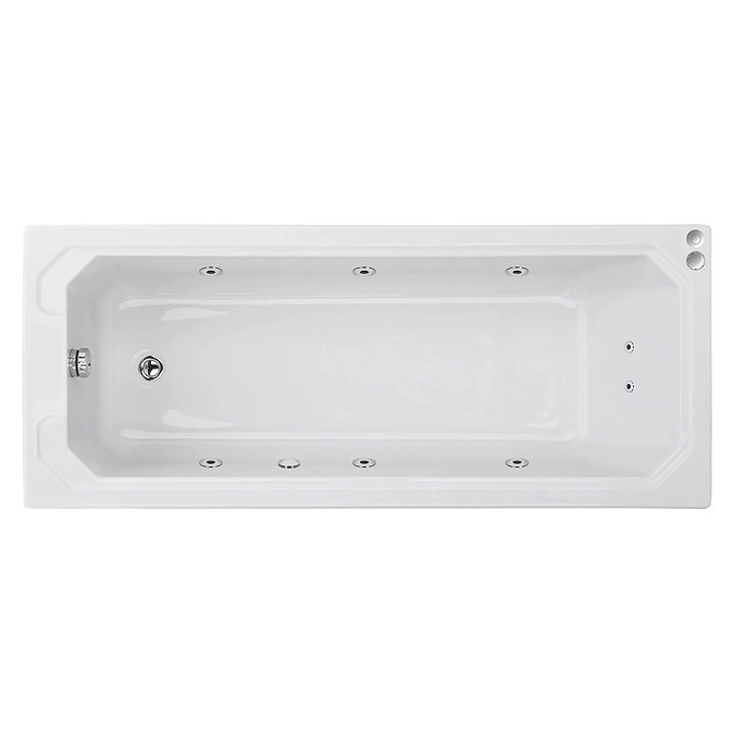 Laguna Whirlpool Spa Bath - 8 Jet Art Deco Square Single Ended Design