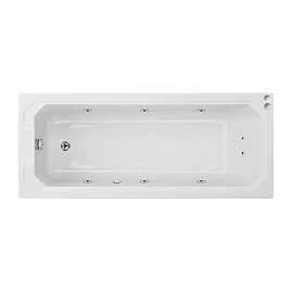 Laguna Whirlpool Spa Bath - 8 Jet Art Deco Square Single Ended Design