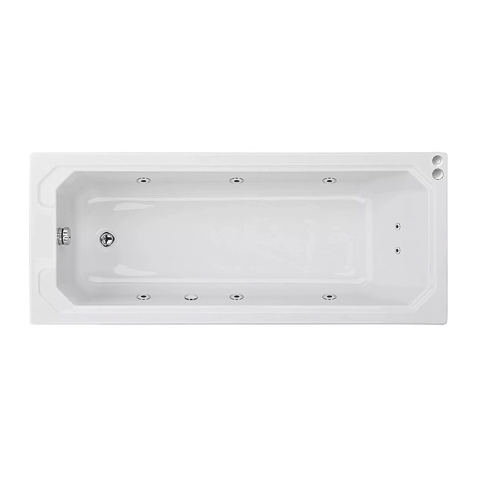 Laguna Whirlpool Spa Bath - 8 Jet Art Deco Square Single Ended Design