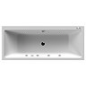Laguna Whirlpool Spa Bath - 8 Jet Thin Edge Square Double Ended Design