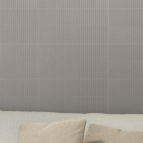 Lamego Ridged Stone Effect Grey Wall Tiles - 75 x 300mm