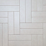 Lamego White Stone Effect Wall Tiles - 75 x 300mm