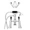 Lancaster Black Traditional Tap Package (Bath + Basin Tap) In Bathroom Large Image