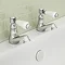 Lancaster Traditional Basin + Bath Tap Set  Profile Large Image