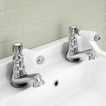 Lancaster Traditional Basin Taps