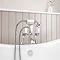 Lancaster Traditional Bath Shower Mixer Tap + Shower Kit  Feature Large Image