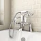Lancaster Traditional Bath Shower Mixer with Slider Rail Kit - Chrome  Feature Large Image