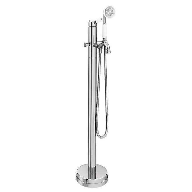 Lancaster Traditional Chrome Single Lever Freestanding Bath Shower Mixer  Profile Large Image