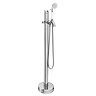 Lancaster Traditional Chrome Single Lever Freestanding Bath Shower Mixer  Profile Large Image