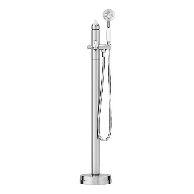 Lancaster Traditional Chrome Single Lever Freestanding Bath Shower Mixer  In Bathroom Large Image