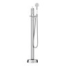 Lancaster Traditional Chrome Single Lever Freestanding Bath Shower Mixer  In Bathroom Large Image