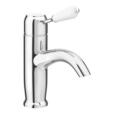 Lancaster Traditional Chrome Single Lever Mono Basin Mixer Tap inc. Waste  Feature Large Image