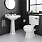 Lancaster Traditional Matt Black Single Lever Mono Basin Mixer Tap  In Bathroom Large Image