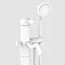 Lancaster Traditional Matt White Single Lever Freestanding Bath Shower Mixer  Profile Large Image