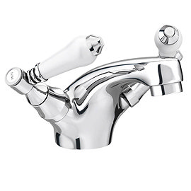 Lancaster Traditional Mono Basin Mixer with Click Clack Waste Large Image