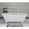 Landon Roll Top Cast Iron Bath (White Feet 1680 x 750mm) Large Image