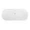 Landon Cast Iron Bath with Brushed Brass Feet (1710 x 775mm – Double Ended Roll Top)
