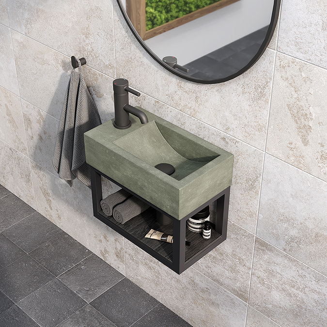 Stellar Grey Stone Effect Wall and Floor Tiles - 200 x 200mm