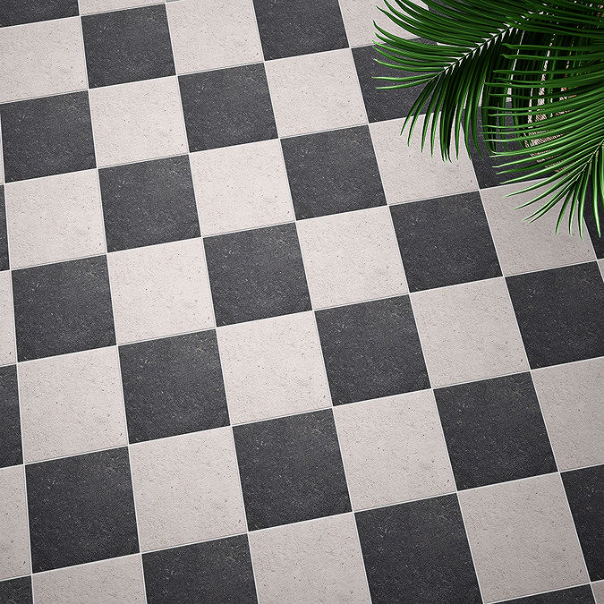Stellar White Stone Effect Wall and Floor Tiles - 200 x 200mm