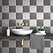 Stellar White Stone Effect Wall and Floor Tiles - 200 x 200mm