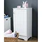 White Wood Floor Standing Cabinet - 2400940 Profile Large Image