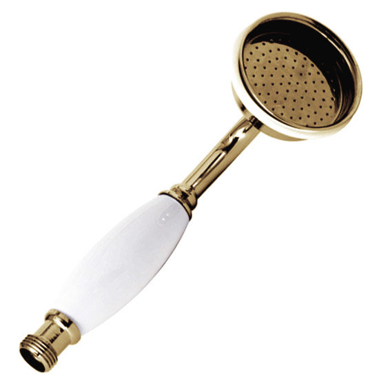 Ultra Large Traditional Shower Handset - Antique Gold at Victorian ...