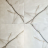 Lascari Carrara White Marble Effect Floor Tiles - 396 x 396mm