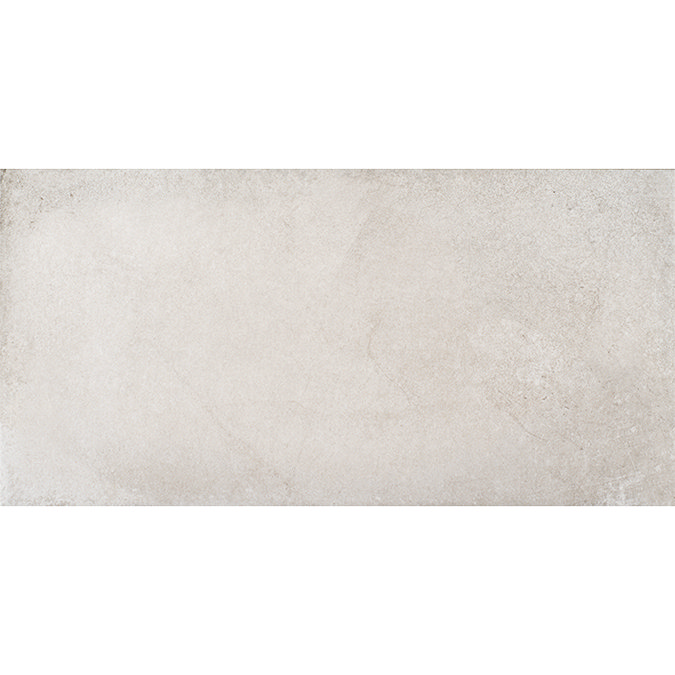 Lathom White Concrete Effect Wall & Floor Tiles - 300 x 600mm