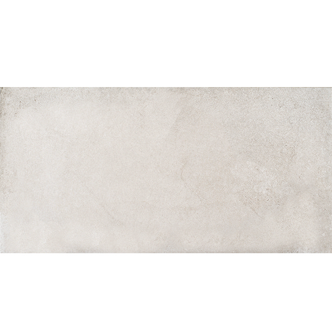 Lathom White Concrete Effect Wall & Floor Tiles - 300 x 600mm