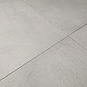 Lathom White Concrete Effect Wall & Floor Tiles - 600 x 600mm