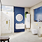Lathom White Concrete Effect Wall & Floor Tiles - 600 x 600mm