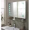 Ultra Latitude Backlit Bathroom Mirror with Shelf - LQ369 Profile Large Image