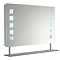 Ultra Latitude Backlit Bathroom Mirror with Shelf - LQ369 Large Image