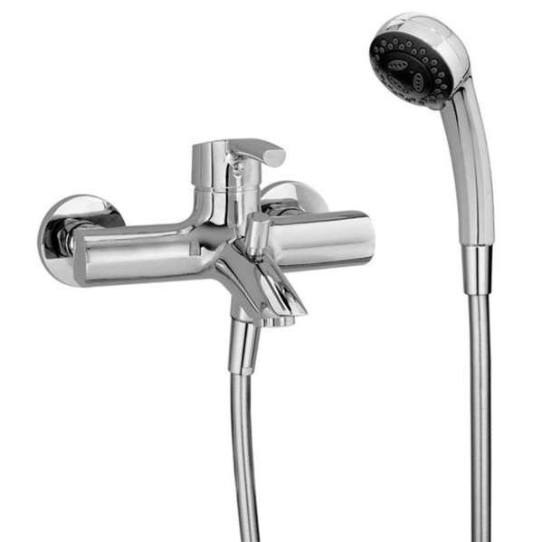 Laufen - Curve Pro Wall Mounted Bath Shower Mixer Large Image