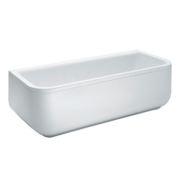 Laufen - Form 1800 x 800mm Back to Wall Bath with Frame and C Panel Profile Large Image