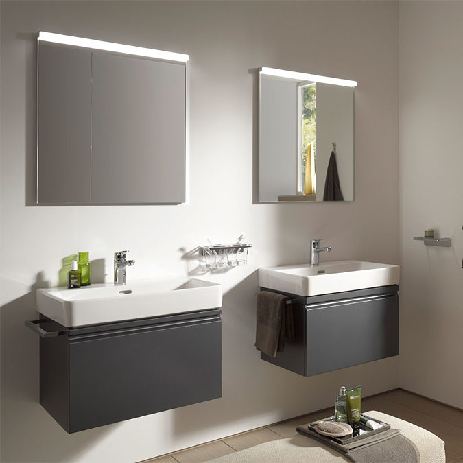 Laufen - Frame 25 Vertical Mirror with Aluminium Frame - 600 x 700mm Feature Large Image