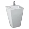 Laufen - Ilbagno Alessi dOt 1 Tap Hole 590mm Basin with Integrated Pedestal - 11902 Large Image