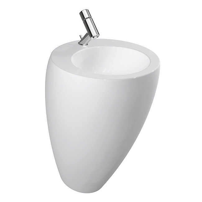 Laufen - Ilbagno Alessi One 1 Tap Hole 520mm Basin with Integrated Pedestal - 11971 Large Image