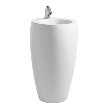 Laufen - Ilbagno Alessi One 1 Tap Hole 530mm Freestanding Basin with Integrated Pedestal - 11972 Pro