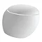 Laufen - Ilbagno Alessi One Back to Wall Pan with Toilet Seat - ALESWC2 Large Image