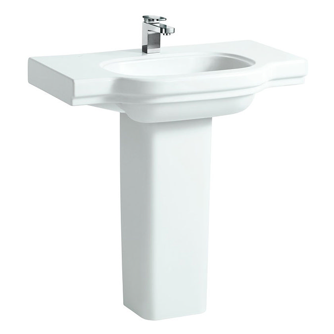 Laufen - Lb3 Classic 850mm Countertop Basin - 2 x Tap Hole Options Feature Large Image