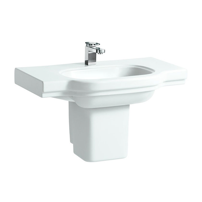 Laufen - Lb3 Classic 850mm Countertop Basin - 2 x Tap Hole Options Standard Large Image