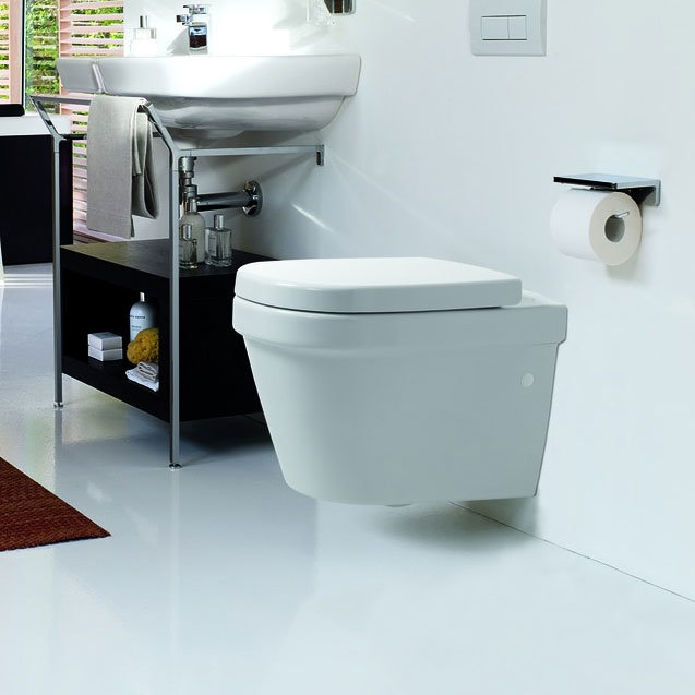 Laufen Lb3 Classic Wall Hung Pan with Toilet Seat LB3WC3 at