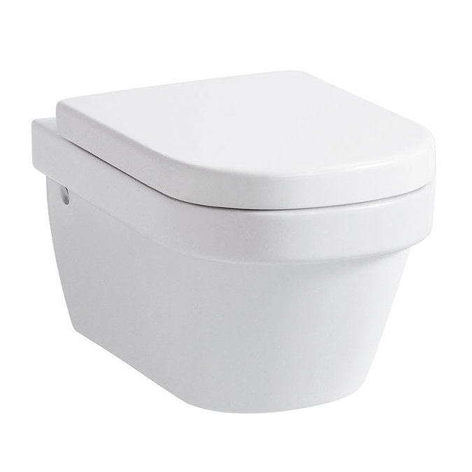 Laufen - Lb3 Classic Wall Hung Pan with Toilet Seat - LB3WC3 Large Image