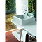 Laufen - Living City 1 Tap Hole 450mm Basin with Ground Base (Glazed All Sides) - 11430 Profile Larg