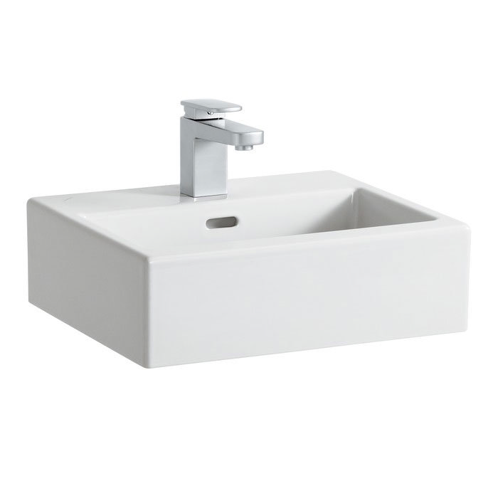 Laufen - Living City 1 Tap Hole 450mm Small Basin with Ground Base - 15433 Large Image