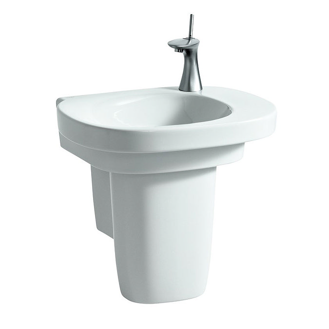 Laufen - Mimo 1 Tap Hole Asymmetric Basin with Concealed Overflow - 2 x Size Options Feature Large I