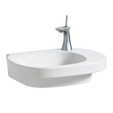Laufen - Mimo 1 Tap Hole Asymmetric Basin with Concealed Overflow - 2 x Size Options Profile Large I